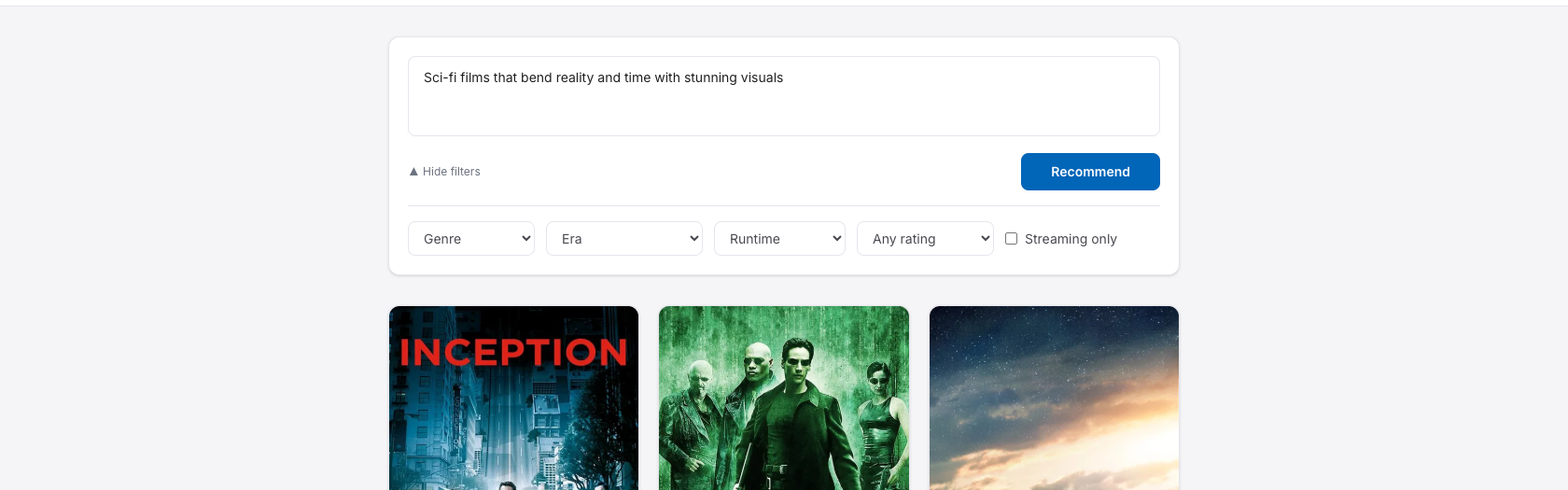 Movie Recommender